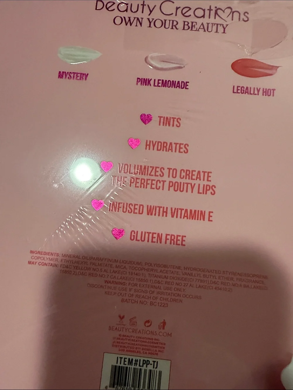 Beauty Creations Plump & Pout Lip Plumping Boosters